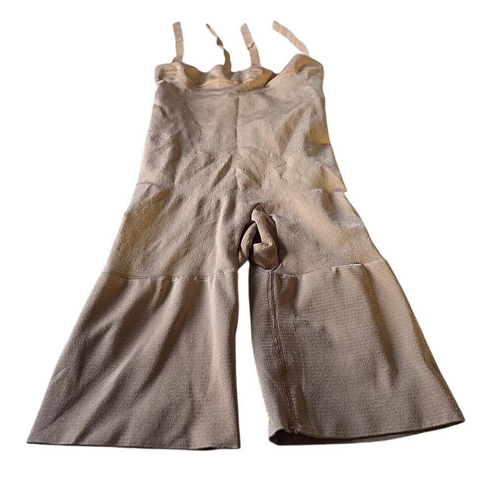 Spanx by Sara Blakely Tan‎ Tummy Control One Piece Shapewear Womans Size Small